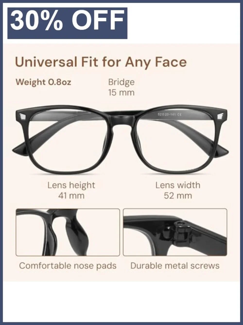 Blue Light Blocking Glasses Computer Eyewear 3 Pack UV400